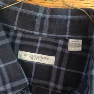 Burberry Black Small Check Flannel